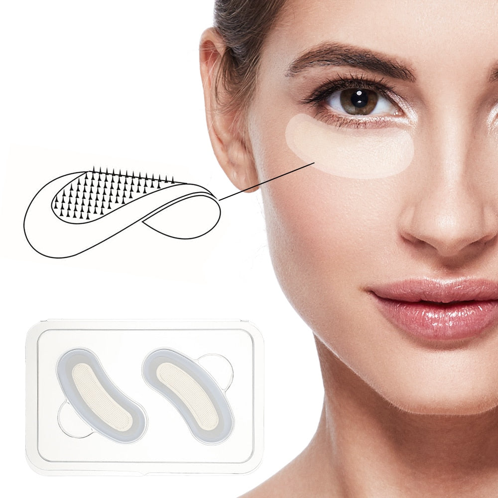 Eye Patch Hyaluronic Acids Microneedle Eye Pads Whitening Moisturizing Wrinkles Fine Lines Dark Circles Removal Eye Mask